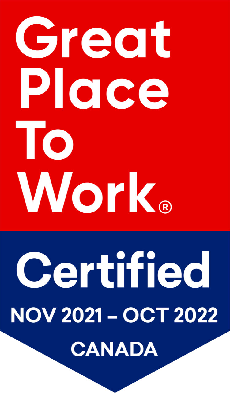 Great place to work - Certified